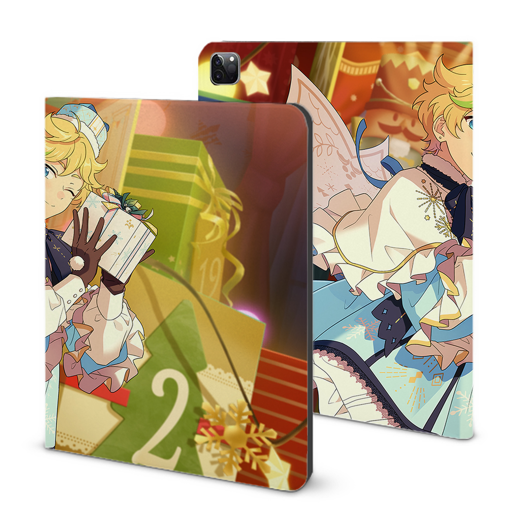 （画像用） あんさんぶるスターズ! Ensemble Stars IPad ケース ブック型 PUレザー TPU 耐衝撃 軽量 薄型 ペン収納なし 全面保護 IPad 各モデル対応
